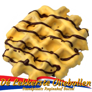 Wafel Gele Topping met Melkchocolade