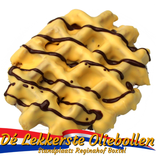 Wafel Gele Topping met Melkchocolade